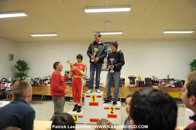 Guillaume AUBOURG — 25/10/2009 : 2ème manche du Trophée Vincent Sanchez à Lavelanet (photos Patrick Lascombes) 2009 — karting