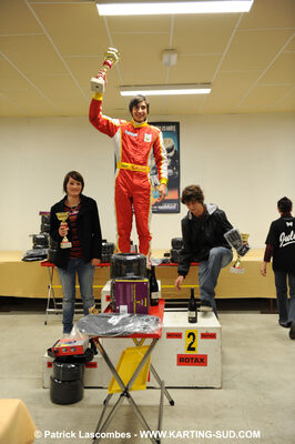 Guillaume AUBOURG — 25/10/2009 : 2ème manche du Trophée Vincent Sanchez à Lavelanet (photos Patrick Lascombes) 2009 — karting