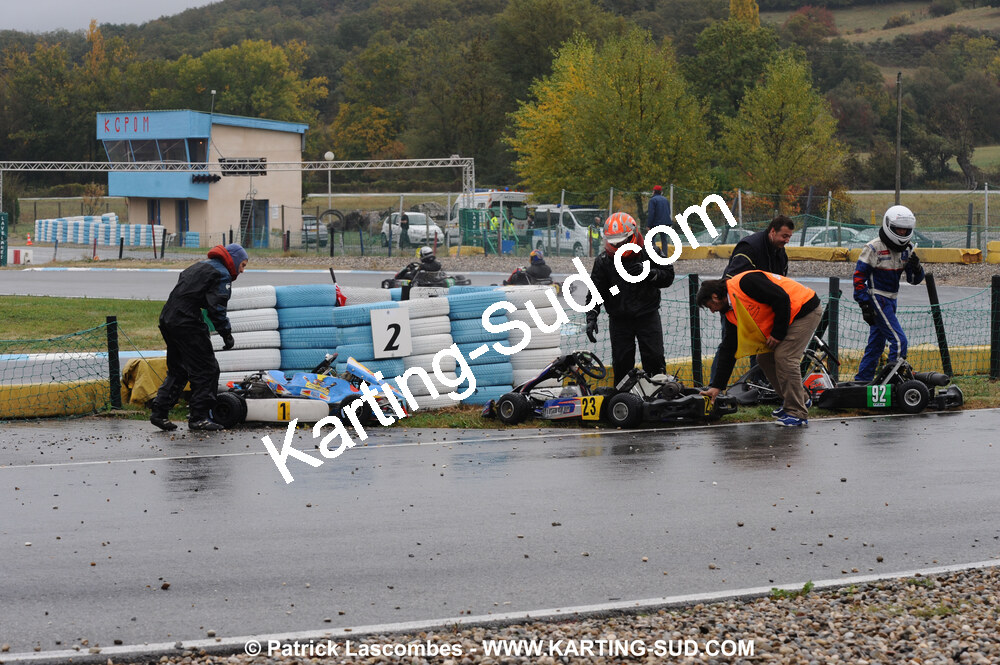 25/10/2009 : 2ème manche du Trophée Vincent Sanchez à Lavelanet (photos Patrick Lascombes) 2009 — karting