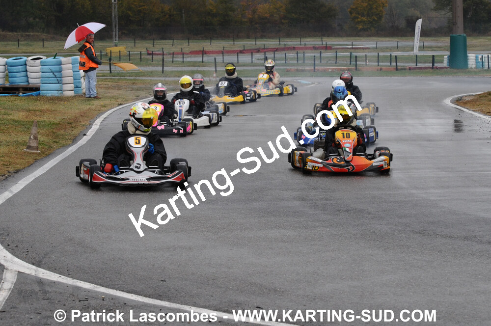 25/10/2009 : 2ème manche du Trophée Vincent Sanchez à Lavelanet (photos Patrick Lascombes) 2009 — karting