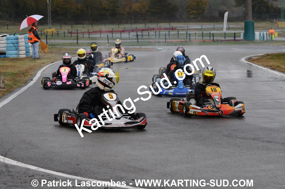 25/10/2009 : 2ème manche du Trophée Vincent Sanchez à Lavelanet (photos Patrick Lascombes) 2009 — karting