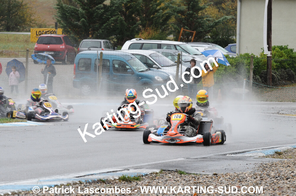 25/10/2009 : 2ème manche du Trophée Vincent Sanchez à Lavelanet (photos Patrick Lascombes) 2009 — karting