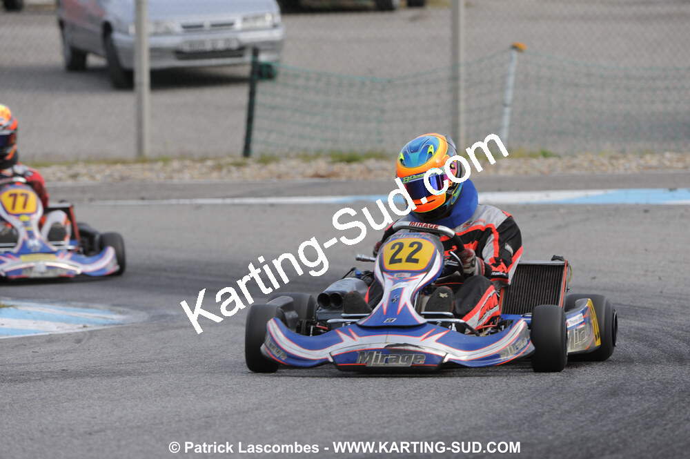 25/10/2009 : 2ème manche du Trophée Vincent Sanchez à Lavelanet (photos Patrick Lascombes) 2009 — karting