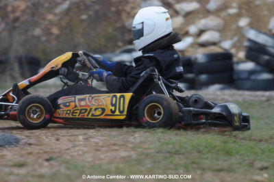 08/11/2009 : 5ème manche du Championnat du Sud 2009 à Ganges (photos Antoine Camblor) 2009 — karting