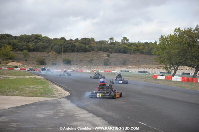 08/11/2009 : 5ème manche du Championnat du Sud 2009 à Ganges (photos Antoine Camblor) 2009 — karting