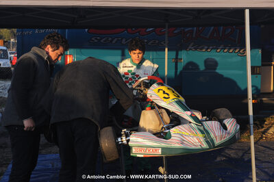 08/11/2009 : 5ème manche du Championnat du Sud 2009 à Ganges (photos Antoine Camblor) 2009 — karting