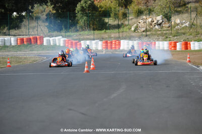 08/11/2009 : 5ème manche du Championnat du Sud 2009 à Ganges (photos Antoine Camblor) 2009 — karting