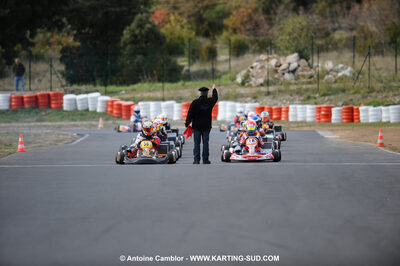 08/11/2009 : 5ème manche du Championnat du Sud 2009 à Ganges (photos Antoine Camblor) 2009 — karting