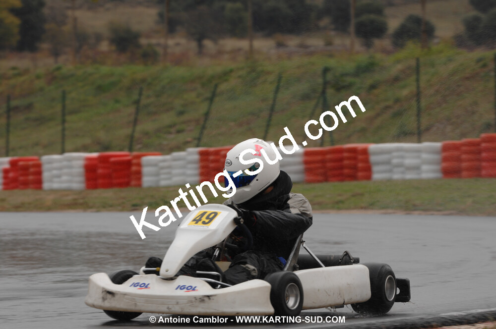 08/11/2009 : 5ème manche du Championnat du Sud 2009 à Ganges (photos Antoine Camblor) 2009 — karting