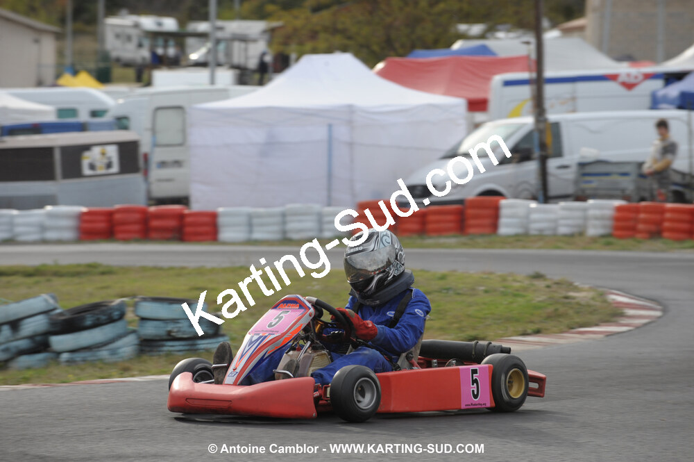 08/11/2009 : 5ème manche du Championnat du Sud 2009 à Ganges (photos Antoine Camblor) 2009 — karting