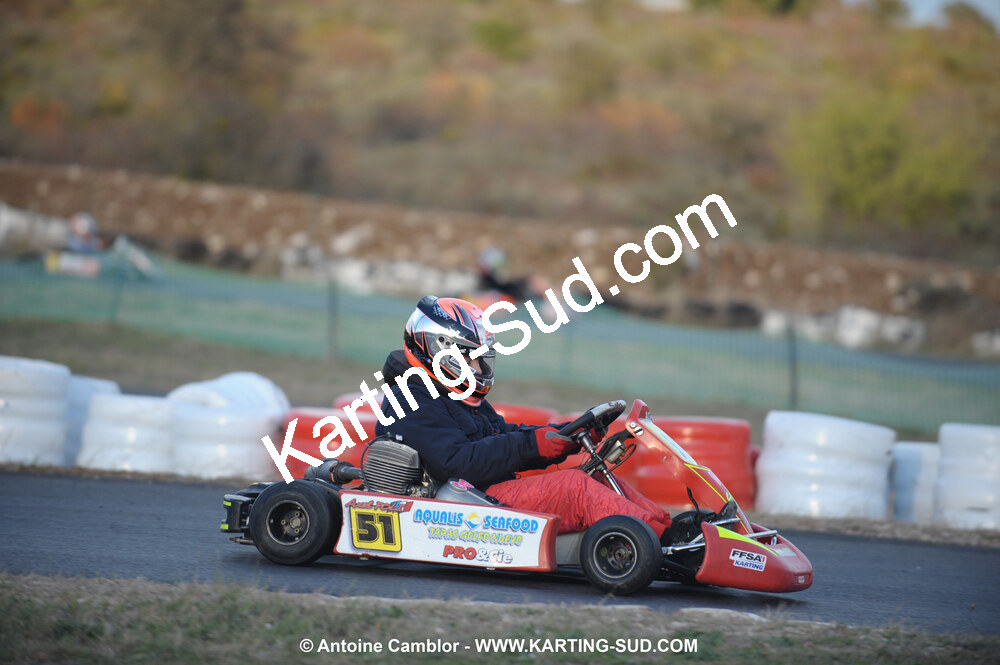 08/11/2009 : 5ème manche du Championnat du Sud 2009 à Ganges (photos Antoine Camblor) 2009 — karting