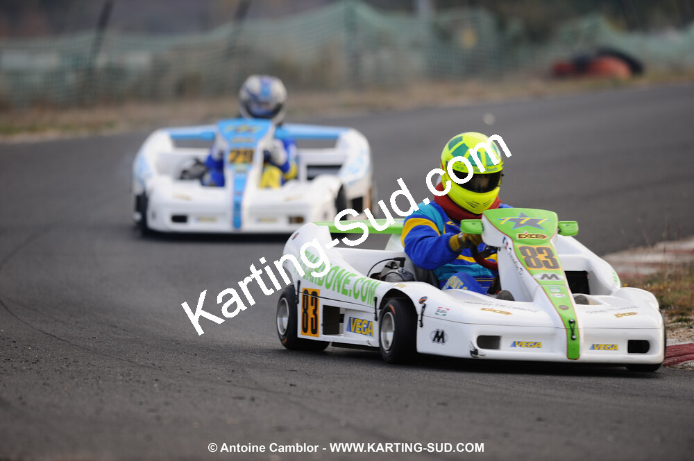 08/11/2009 : 5ème manche du Championnat du Sud 2009 à Ganges (photos Antoine Camblor) 2009 — karting