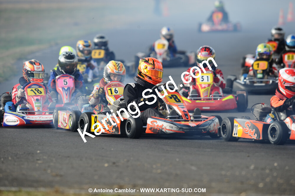 08/11/2009 : 5ème manche du Championnat du Sud 2009 à Ganges (photos Antoine Camblor) 2009 — karting