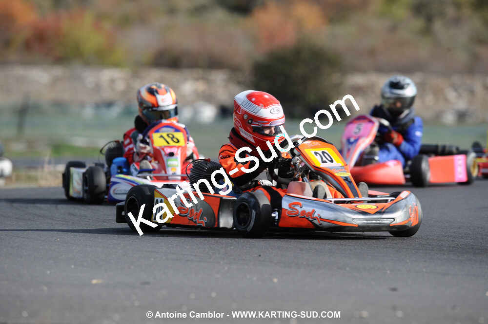 08/11/2009 : 5ème manche du Championnat du Sud 2009 à Ganges (photos Antoine Camblor) 2009 — karting