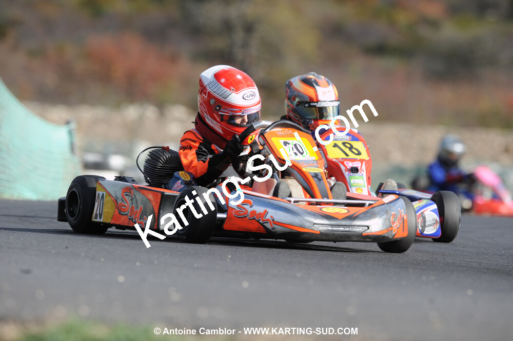 08/11/2009 : 5ème manche du Championnat du Sud 2009 à Ganges (photos Antoine Camblor) 2009 — karting