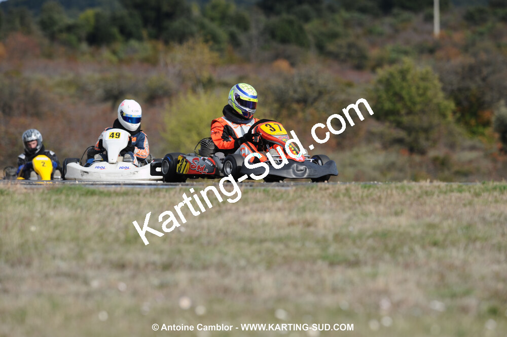 08/11/2009 : 5ème manche du Championnat du Sud 2009 à Ganges (photos Antoine Camblor) 2009 — karting