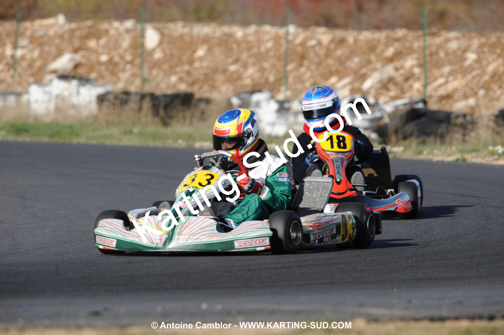 08/11/2009 : 5ème manche du Championnat du Sud 2009 à Ganges (photos Antoine Camblor) 2009 — karting