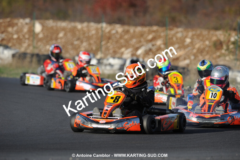 08/11/2009 : 5ème manche du Championnat du Sud 2009 à Ganges (photos Antoine Camblor) 2009 — karting