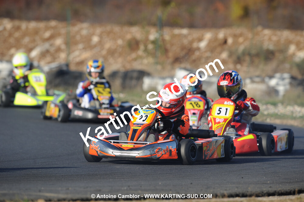 08/11/2009 : 5ème manche du Championnat du Sud 2009 à Ganges (photos Antoine Camblor) 2009 — karting
