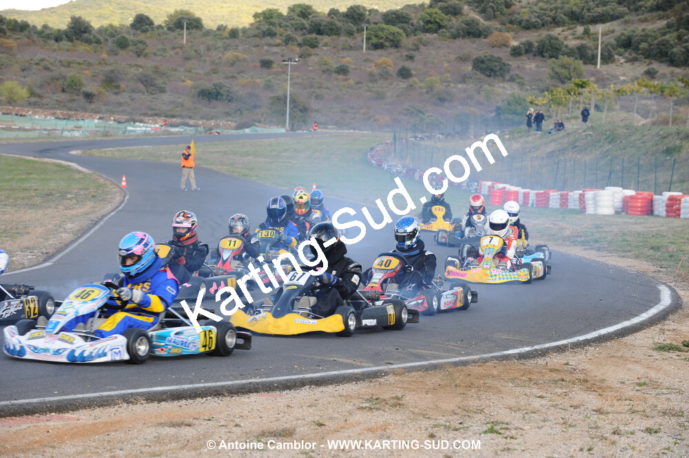08/11/2009 : 5ème manche du Championnat du Sud 2009 à Ganges (photos Antoine Camblor) 2009 — karting