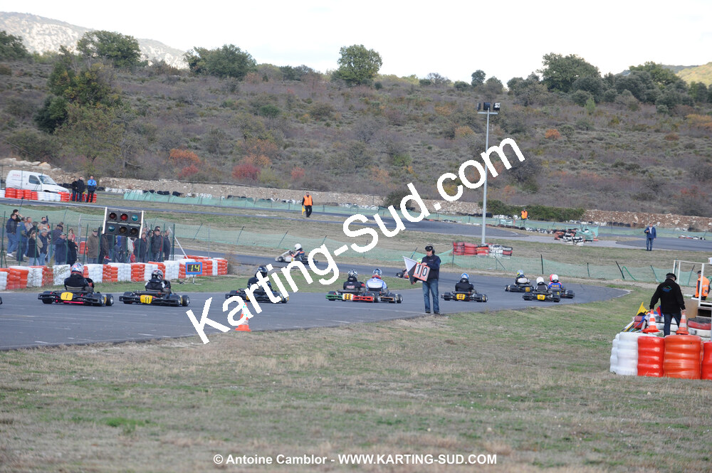 08/11/2009 : 5ème manche du Championnat du Sud 2009 à Ganges (photos Antoine Camblor) 2009 — karting