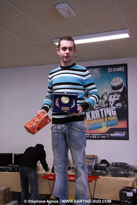 Nicolas AMIEL — 09/01/2010 : Remise des prix du Championnat du Sud 2009 (photos Stéphane Agnus) 2010 — karting