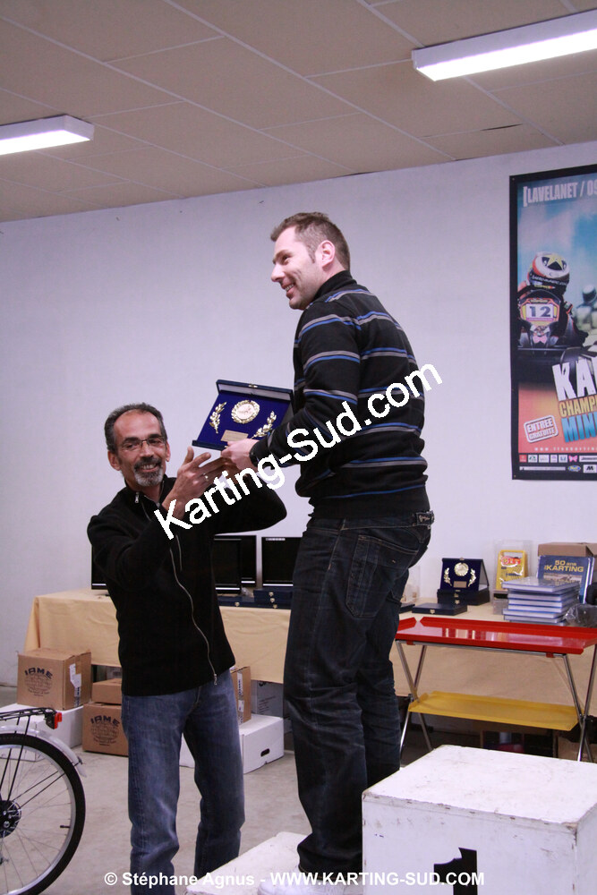 Nicolas ZERVOS — 09/01/2010 : Remise des prix du Championnat du Sud 2009 (photos Stéphane Agnus) 2010 — karting