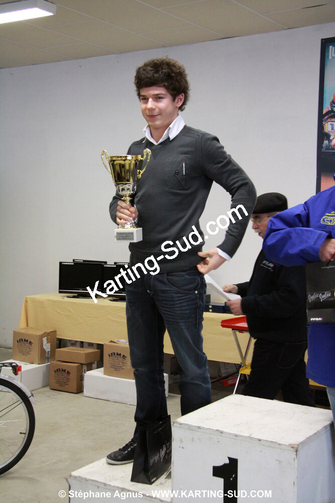 Arnaud PAPINI — 09/01/2010 : Remise des prix du Championnat du Sud 2009 (photos Stéphane Agnus) 2010 — karting