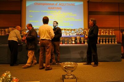 24/01/2010 : Remise des prix Comité Régional du Sport Automobile d’Aquitaine (photos Patrick Lascombes) 2010 — karting