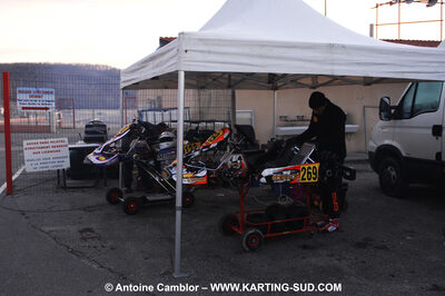 21/02/2010 : 1ère manche du Trophée Vincent Sanchez à Lavelanet (photos Antoine Camblor) 2010 — karting