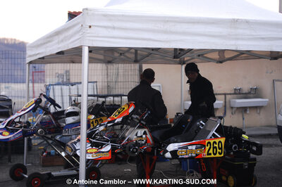 21/02/2010 : 1ère manche du Trophée Vincent Sanchez à Lavelanet (photos Antoine Camblor) 2010 — karting