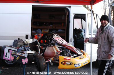 21/02/2010 : 1ère manche du Trophée Vincent Sanchez à Lavelanet (photos Antoine Camblor) 2010 — karting
