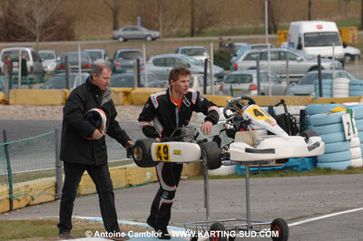 Anthony DELCUROU — 21/02/2010 : 1ère manche du Trophée Vincent Sanchez à Lavelanet (photos Antoine Camblor) 2010 — karting