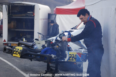 21/02/2010 : 1ère manche du Trophée Vincent Sanchez à Lavelanet (photos Antoine Camblor) 2010 — karting
