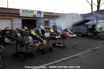 21/02/2010 : 1ère manche du Trophée Vincent Sanchez à Lavelanet (photos Antoine Camblor) 2010 — karting