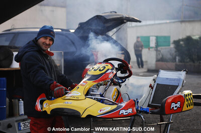 Hakim AIT OUARET — 21/02/2010 : 1ère manche du Trophée Vincent Sanchez à Lavelanet (photos Antoine Camblor) 2010 — karting