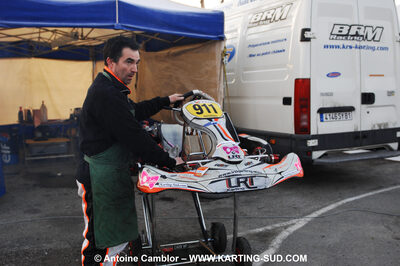 Stéphane DAUGA — 21/02/2010 : 1ère manche du Trophée Vincent Sanchez à Lavelanet (photos Antoine Camblor) 2010 — karting