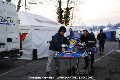21/02/2010 : 1ère manche du Trophée Vincent Sanchez à Lavelanet (photos Antoine Camblor) 2010 — karting