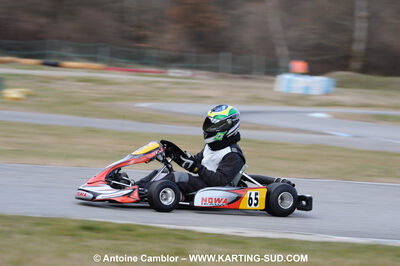 21/02/2010 : 1ère manche du Trophée Vincent Sanchez à Lavelanet (photos Antoine Camblor) 2010 — karting