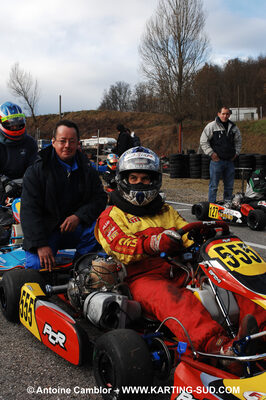 Cédric AZEMA — 21/02/2010 : 1ère manche du Trophée Vincent Sanchez à Lavelanet (photos Antoine Camblor) 2010 — karting