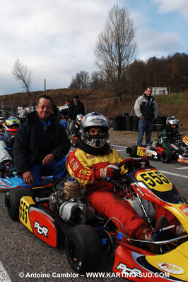 Cédric AZEMA — 21/02/2010 : 1ère manche du Trophée Vincent Sanchez à Lavelanet (photos Antoine Camblor) 2010 — karting