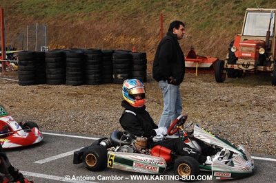 21/02/2010 : 1ère manche du Trophée Vincent Sanchez à Lavelanet (photos Antoine Camblor) 2010 — karting
