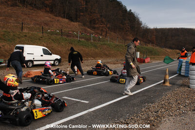 21/02/2010 : 1ère manche du Trophée Vincent Sanchez à Lavelanet (photos Antoine Camblor) 2010 — karting