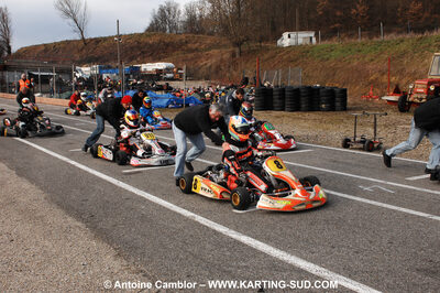 21/02/2010 : 1ère manche du Trophée Vincent Sanchez à Lavelanet (photos Antoine Camblor) 2010 — karting