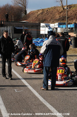 Claude Alain SOGUEL — 21/02/2010 : 1ère manche du Trophée Vincent Sanchez à Lavelanet (photos Antoine Camblor) 2010 — karting