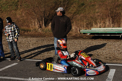 21/02/2010 : 1ère manche du Trophée Vincent Sanchez à Lavelanet (photos Antoine Camblor) 2010 — karting