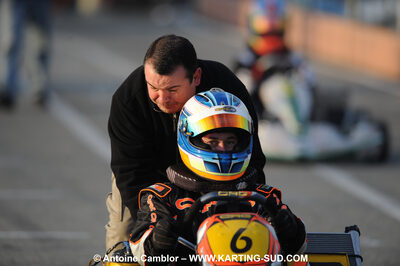 Laurent THERON — 21/02/2010 : 1ère manche du Trophée Vincent Sanchez à Lavelanet (photos Antoine Camblor) 2010 — karting