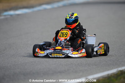 21/02/2010 : 1ère manche du Trophée Vincent Sanchez à Lavelanet (photos Antoine Camblor) 2010 — karting