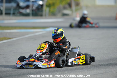 21/02/2010 : 1ère manche du Trophée Vincent Sanchez à Lavelanet (photos Antoine Camblor) 2010 — karting
