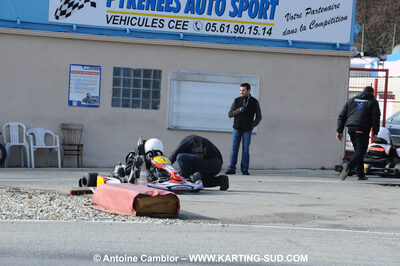21/02/2010 : 1ère manche du Trophée Vincent Sanchez à Lavelanet (photos Antoine Camblor) 2010 — karting